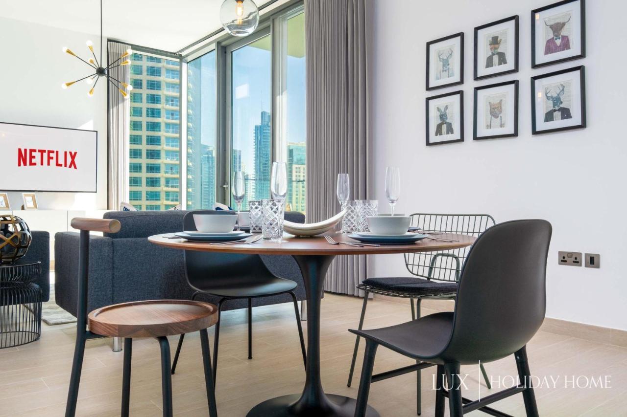 Lux - Contemporary Suite With Full Marina View Dubai Buitenkant foto